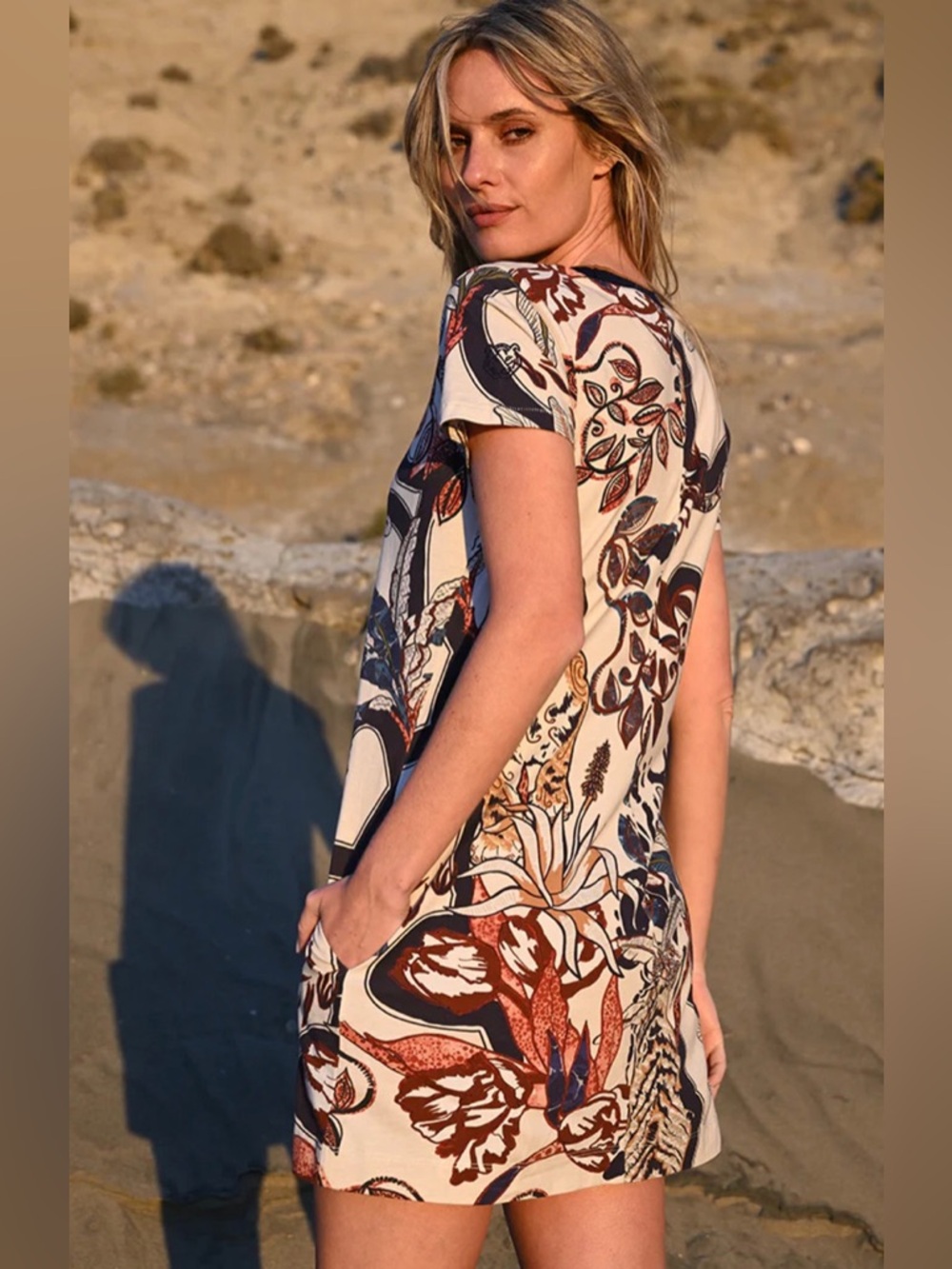 Las Surenas Tiger Jersey Dress